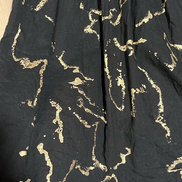 "Velvet Torch" dress - black and gold - Picture 4 of 4